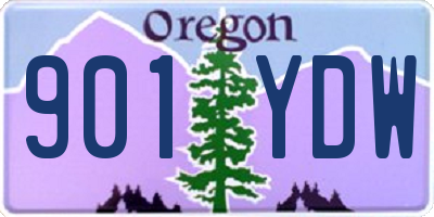 OR license plate 901YDW