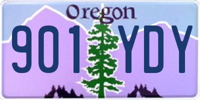 OR license plate 901YDY