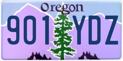 OR license plate 901YDZ