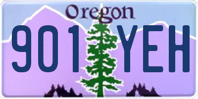 OR license plate 901YEH