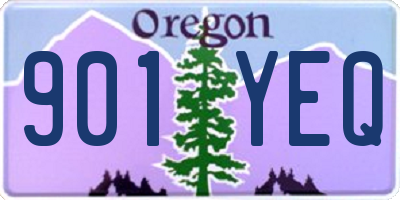 OR license plate 901YEQ