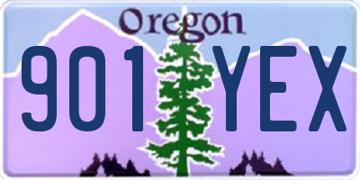 OR license plate 901YEX