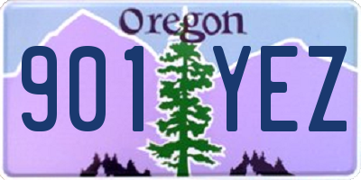 OR license plate 901YEZ