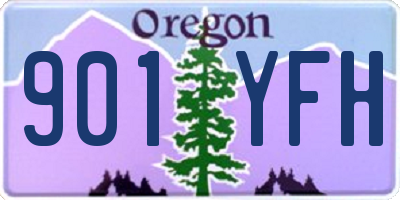 OR license plate 901YFH
