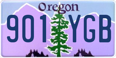 OR license plate 901YGB