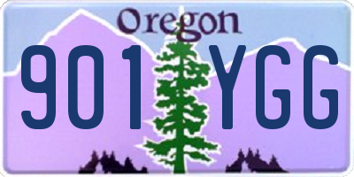 OR license plate 901YGG