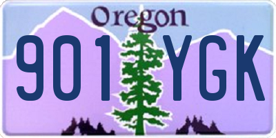 OR license plate 901YGK