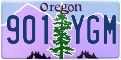 OR license plate 901YGM