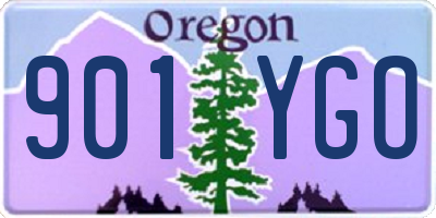 OR license plate 901YGO