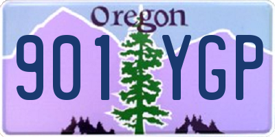OR license plate 901YGP