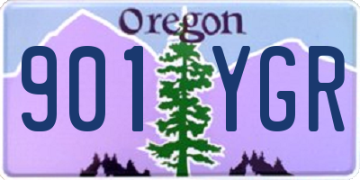 OR license plate 901YGR