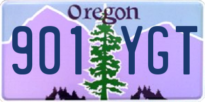 OR license plate 901YGT