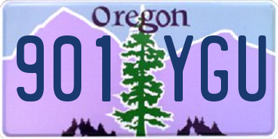 OR license plate 901YGU
