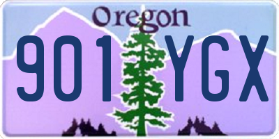 OR license plate 901YGX