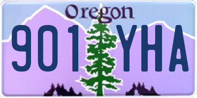 OR license plate 901YHA