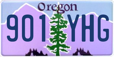 OR license plate 901YHG