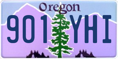 OR license plate 901YHI