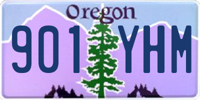 OR license plate 901YHM