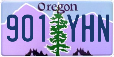 OR license plate 901YHN