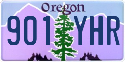 OR license plate 901YHR