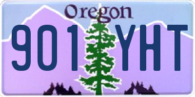 OR license plate 901YHT