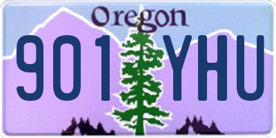 OR license plate 901YHU