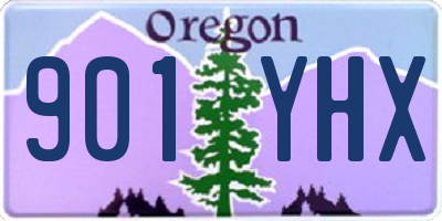 OR license plate 901YHX