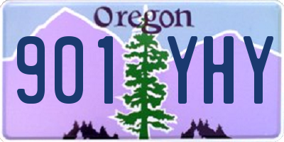 OR license plate 901YHY