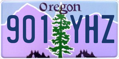 OR license plate 901YHZ