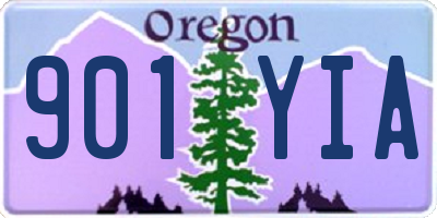 OR license plate 901YIA