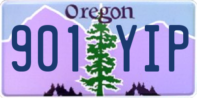 OR license plate 901YIP