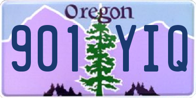 OR license plate 901YIQ