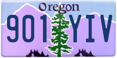 OR license plate 901YIV