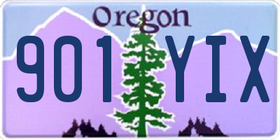 OR license plate 901YIX