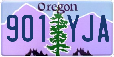 OR license plate 901YJA