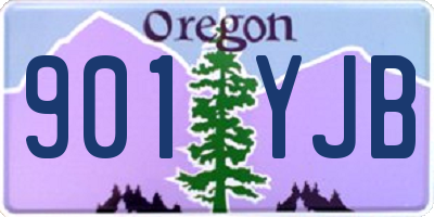 OR license plate 901YJB