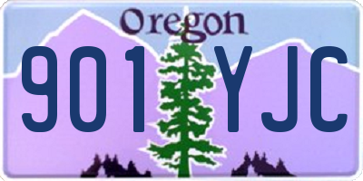 OR license plate 901YJC