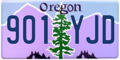 OR license plate 901YJD