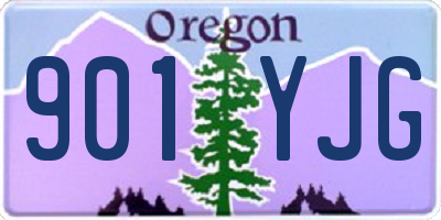 OR license plate 901YJG
