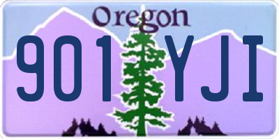 OR license plate 901YJI