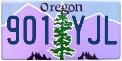 OR license plate 901YJL