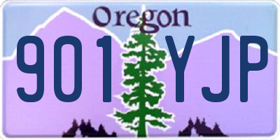 OR license plate 901YJP