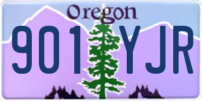 OR license plate 901YJR