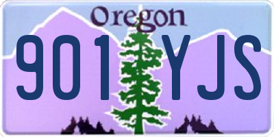 OR license plate 901YJS
