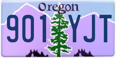 OR license plate 901YJT