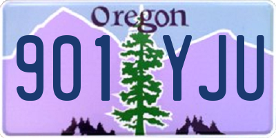 OR license plate 901YJU