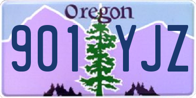 OR license plate 901YJZ