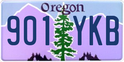 OR license plate 901YKB
