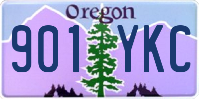 OR license plate 901YKC