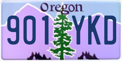 OR license plate 901YKD